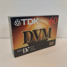 TDK DVM60ME 60 Min. Mini DV Digital Video Cassette NEW Factory Sealed FREE SHIP