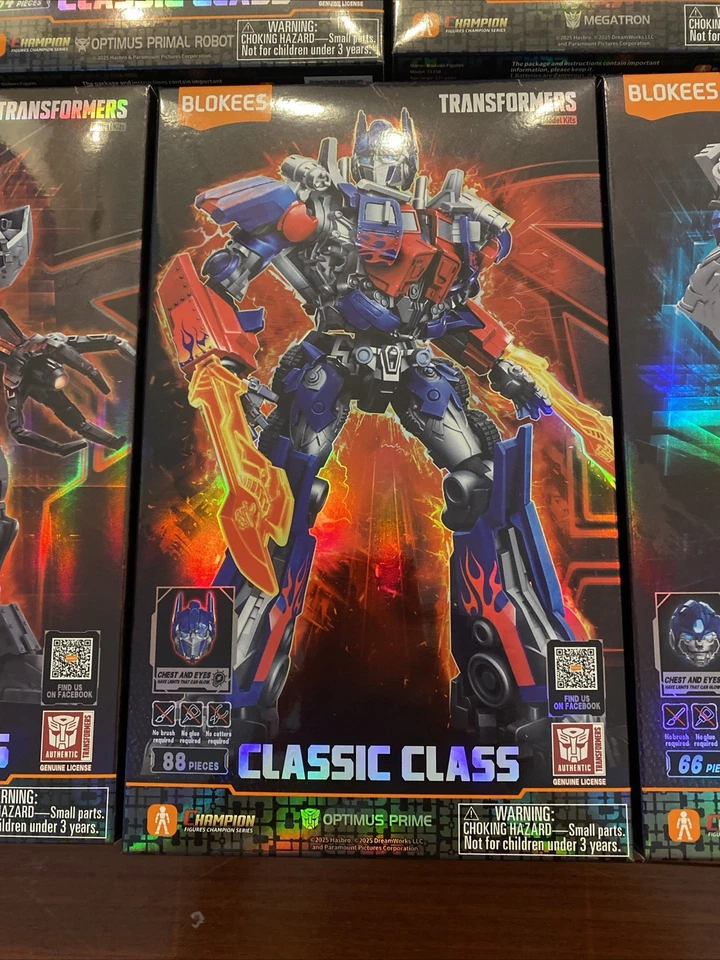 Blokees Transformers Classic Class Lot of 5- Optimus, Scourge, Mirage, Megatron - Image 4 of 4