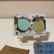 2023 EPOCH Mone Inami 44/50 Women's Professional Golf Jersey Memorabilia Card