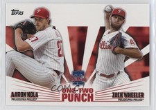 2023 Topps Series 1 One-Two Punch Aaron Nola Zack Wheeler #12P-10 1nc4