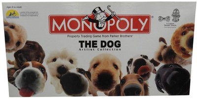 2003 Monopoly The Dog Artlist Collection Board Game Complete
