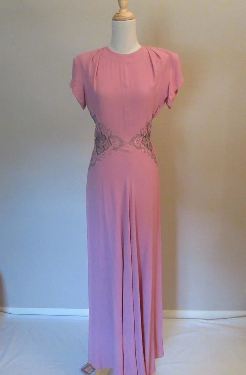 1940s Vintage Dresses Eveningwear for sale - eBay 1940s Vintage Dresses Eveningwear for sale - eBay
