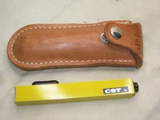CST level optical optic survey scope w/ leather pouch  Japan mfg. leveler tool