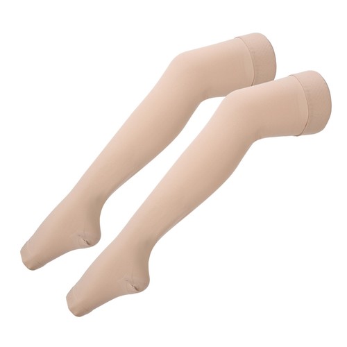 23 To 32mmHg Compression Stockings Open Toe Thigh High Graduated Compression DTS - Picture 20 of 23