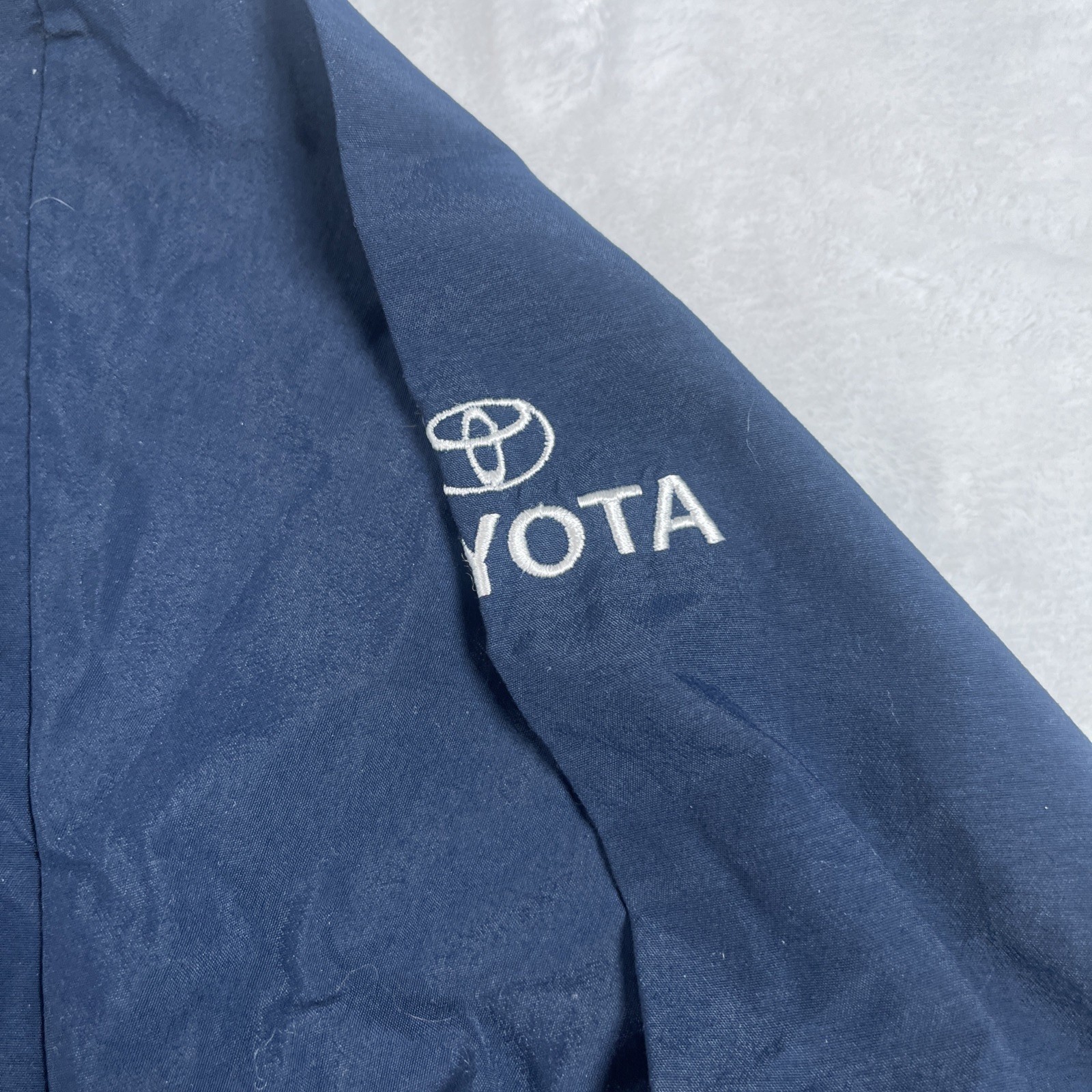 Vintage Lee Sport Pullover Mens Large Blue Windbreaker Preppy College USA 90s thumbnail 6