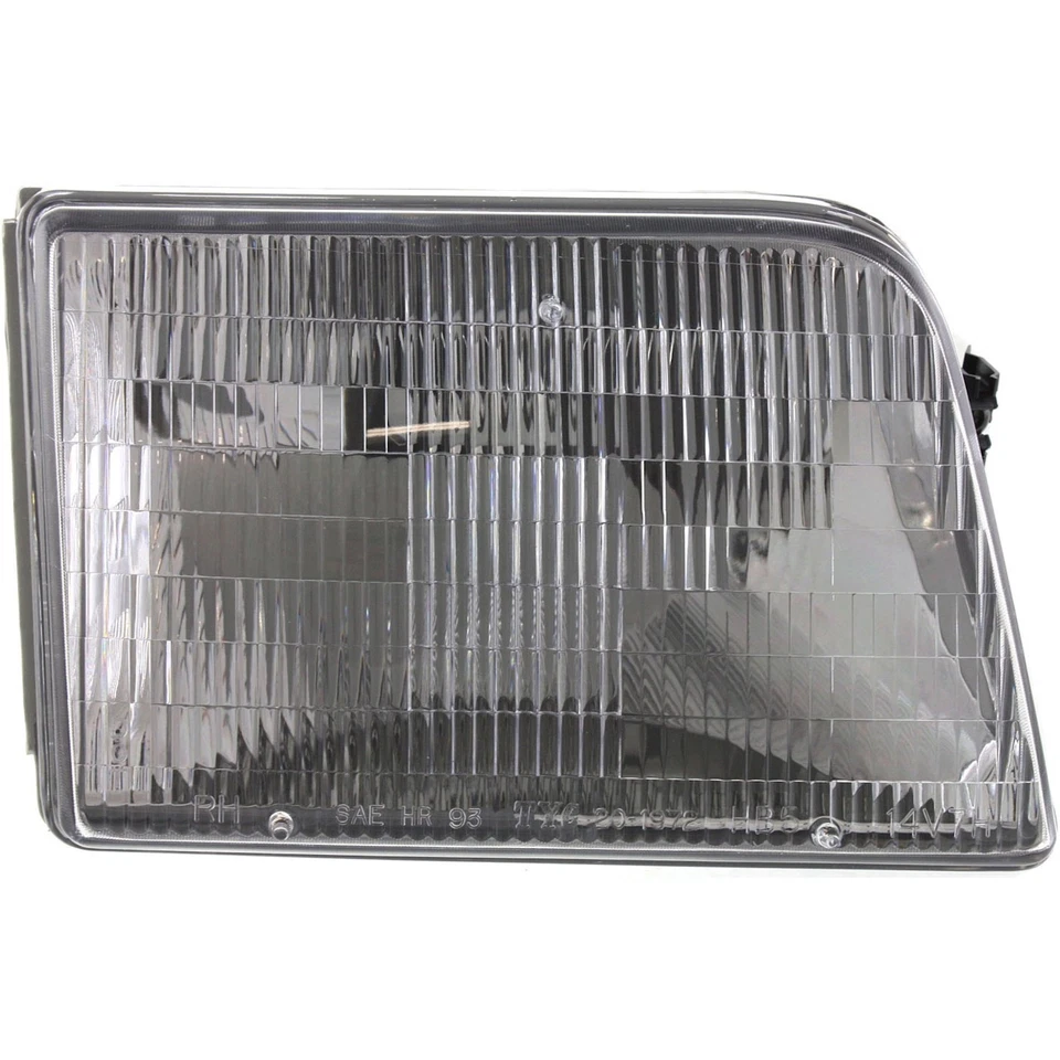 Driver and Passenger Side Headlights For Ford Ranger 1993-1997 Halogen w/ Bulb/s - Image 2 of 4