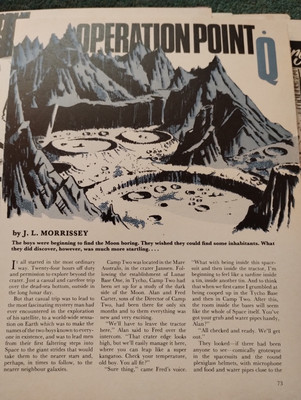 Sk149 Ephemera 70er Jahre Kurzgeschichte Operation Point Q J L Morrissey