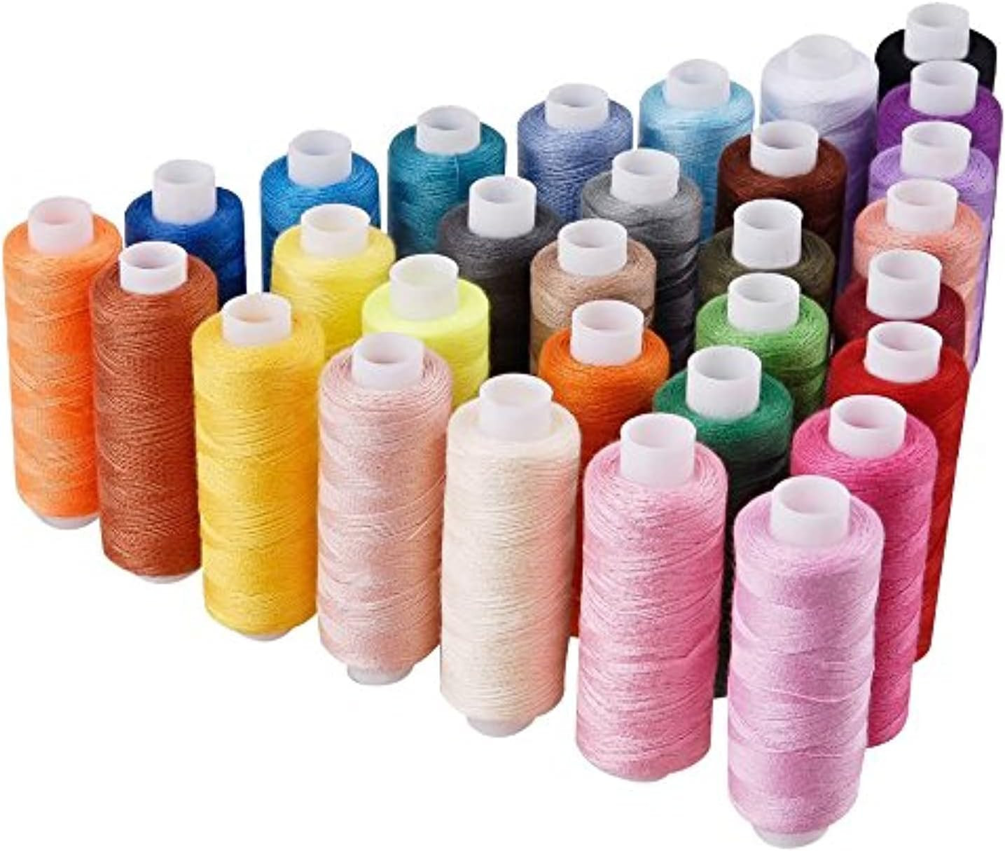 Sewing Thread Assortment Coil 30 Color Each Polyester Thread Sewing Kit All Purp