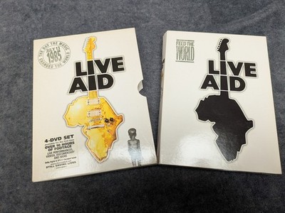 Live Aid 4 DVD Set U2, Tina Turner, Madonna, Mick Jagger, Bob Dylan Queen