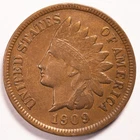 1909 Indian Head Penny Cent Extremely Fine (XF)