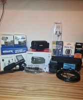 Canon Vixia HF R800 HD Camcorder With Selection Of Ultimax Accessories. All Mint