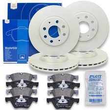 ATE Bremsscheiben + Bremsbeläge Vorne Hinten passend für Audi Q7 VW A6 C8 SQ7