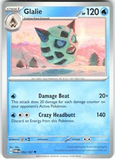 Glalie 052/167 Twilight Masquerade TWM NM Pokemon Card TCG