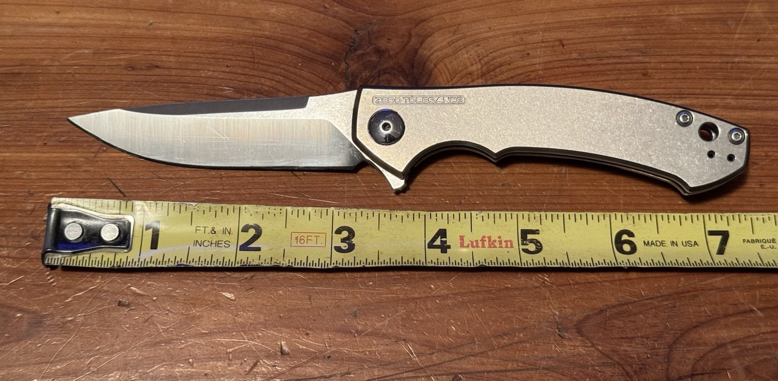 Zero Tolerance 0450 Sinkevich S35VN Flipper Titanium Pocket Knife - NICE!!!
