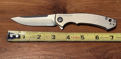 Zero Tolerance 0450 Sinkevich S35VN Flipper Titanium Pocket Knife - NICE!!!