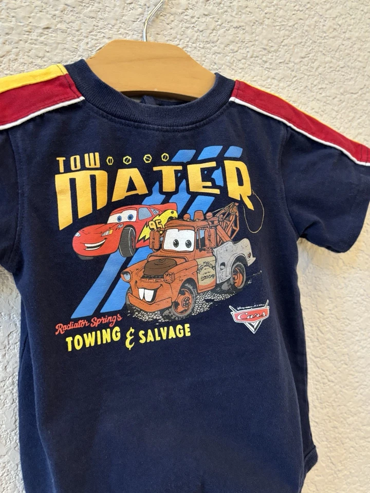 Body McQueen Vintage Disney Pixar Cars Tow Mater Lightening Talla 24m Foto 3 de 4