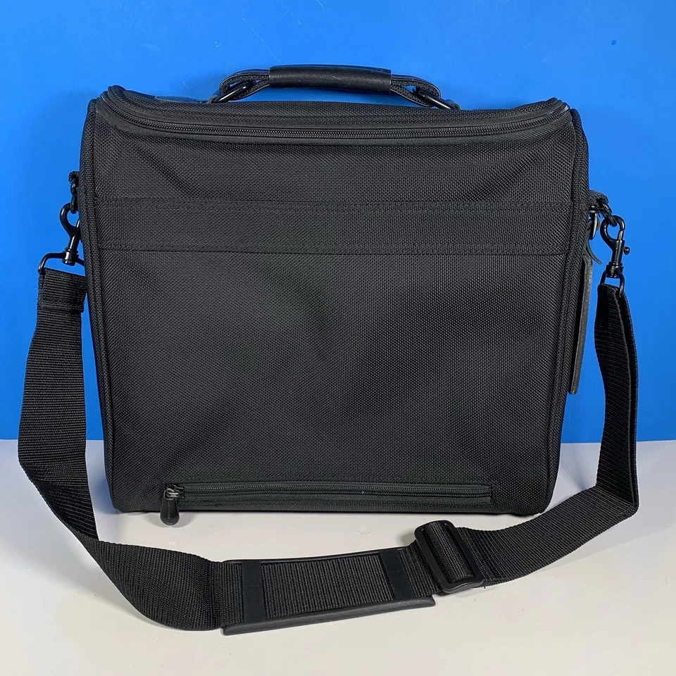 Briggs & Riley Negro Nylon Extra Acolchado Laptop Maletín Bolsa de Viaje Mensajero Foto 2 de 4