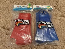 Lot Of 2 Aqua Explorer Floating Fins Model E-2000 Jr. Pro "Sea-Glide" NEW - 1E