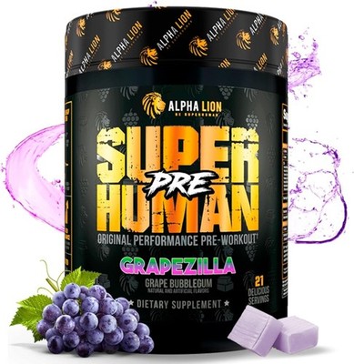 Alpha Lion Super Human Pre - Workout **Grapzezilla**