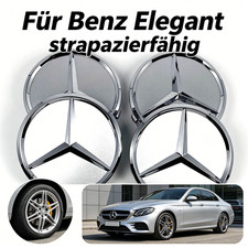 4x 75mm Nabendeckel Silber Radkappen Felgendeckel Felgenkappen Für Mercedes Benz