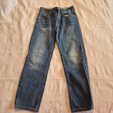 Mini Boden boys size 8 years adjustable waist medium blue jeans,