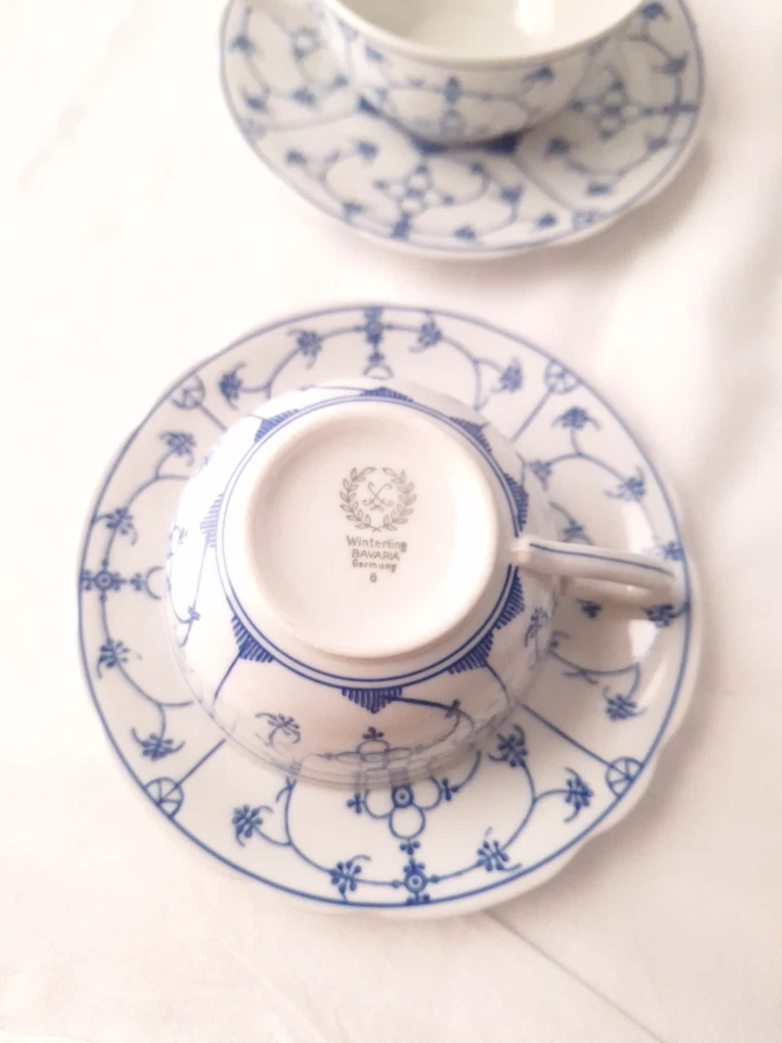 Juego de tazas de café de té Winterling Bavaria Alemania vintage 12 piezas | China fina Foto 4 de 4