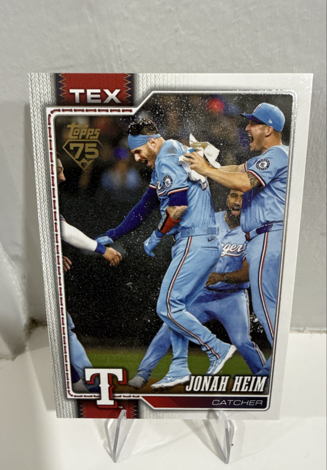 2026 Topps Series 1 Jonah Heim #78 Golden Mirror Image Variation SSP Twins
