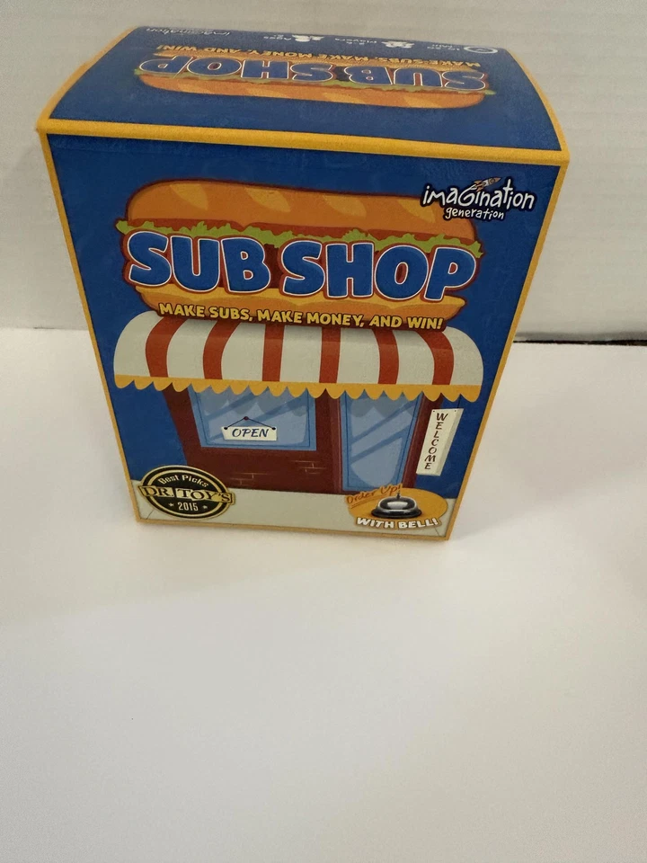 Imagination Generation Sub Shop Board Game Kids 6+ Family Fun Award Winner Dr. - Image 2 of 4