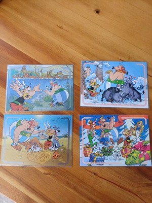 Asterix Sine Tempore Max! Card Lot 2x Silver Foil 2x Base 103, 109, 110, 111