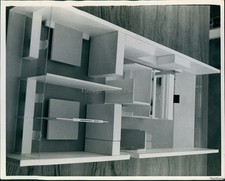 1969 Olympic Plans Male Athletes Quarters Munich Germany Summer Wirephoto 8X10