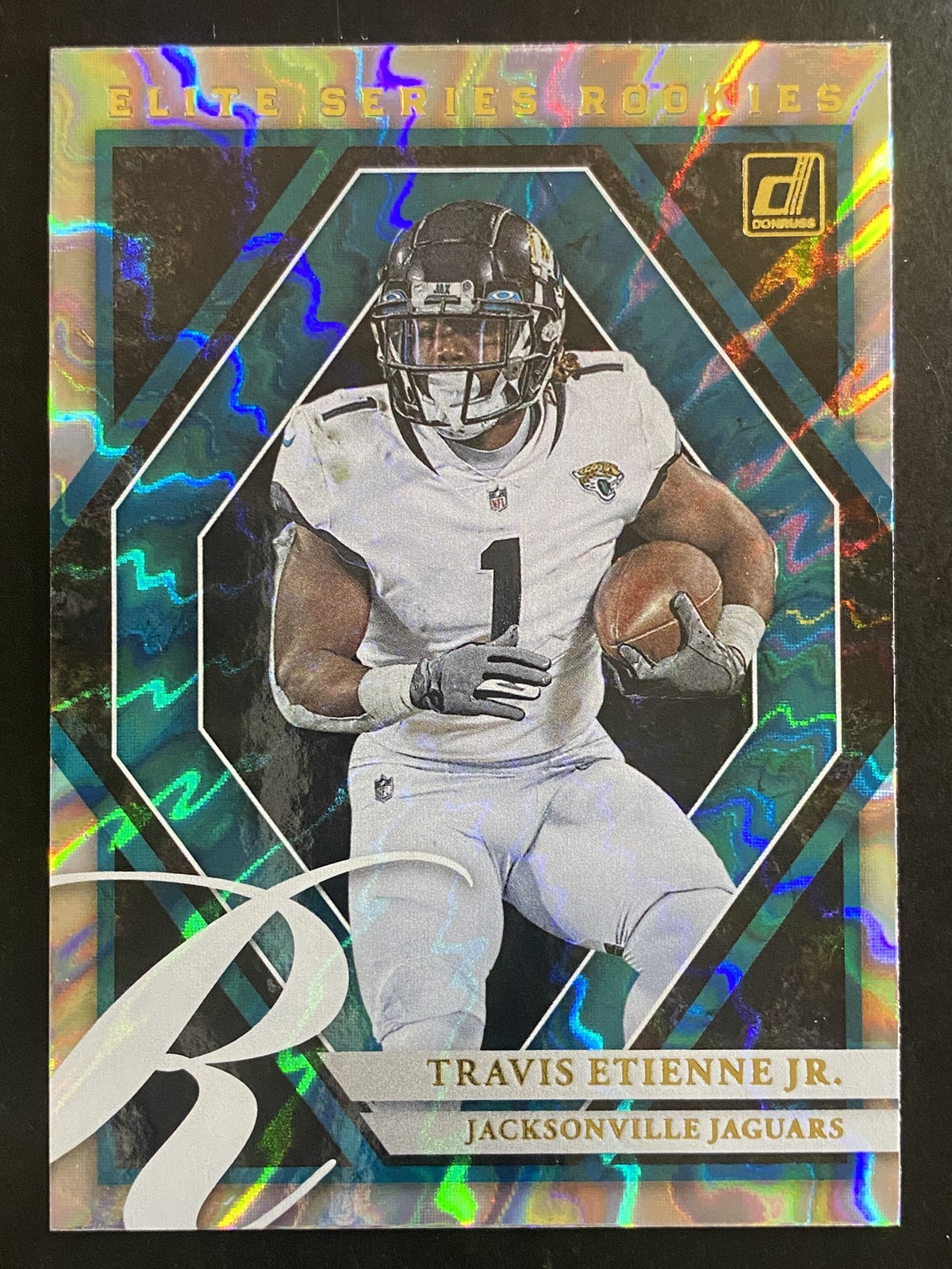 Travis Etienne Jr 2021 Donruss Elite Series Rookies Jacksonville Jaguars ESR-TET