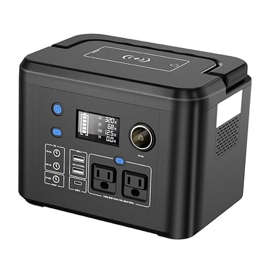 Portable Power Station  260Wh/70,000mAh Backup Lithium Battery, 110V Pure 350W