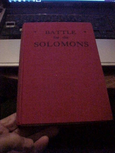 BATTLE FOR THE SOLOMONS  WWII Oct/Nov 1942 GUADALCANAL by Wolfert WW2 (1943