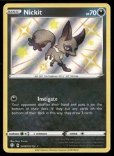 NICKIT SV081/SV122 SHINY RARE SHINING FATES SHINY VAULT POKEMON HOLO NM