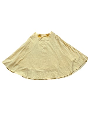Retro Sport Skirt Sz Med 28-19 Pastel Yellow, Grease, Poodle Skirt Diner