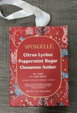 Spongelle 3 Piece Set Body Wash Infused Buffer Sponges Sealed and New In Box