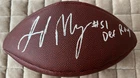 Former New England Patriots Jerod Mayo Autographed Patriots Ball W/COA