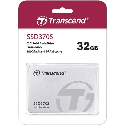 Transcend SSD370S 32 GB Interne SATA SSD 6.35 cm (2.5 Zoll) SATA 6 Gb/s Retail