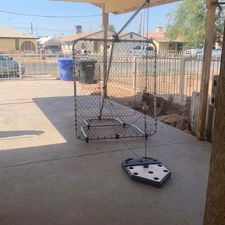 swing away baseball hitting trainer