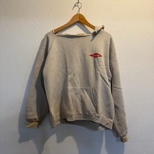 vintage 90s baggy boxy distressed hanes graphic work hoodie