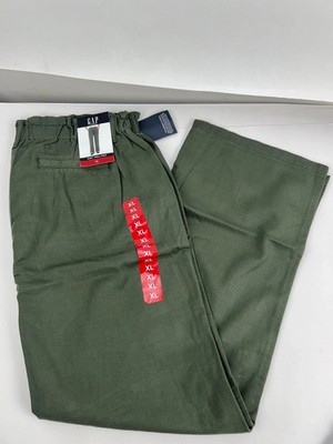 GAP Easy Twill Pants Adult Size Xtra-Large Olive Green New with Tags