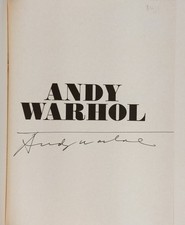 Pontus Hulten Olle Granath / Andy Warhol Moderna Museet Limited Signed ed 1969