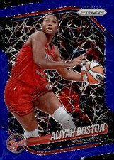 ALIYAH BOSTON 2025 Panini Prizm WNBA Blue Velocity #75 Basketball  ID:160755