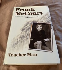 Product Image: Teacher Man : A Memoir SIGNED by Frank McCourt (2005, HCDJ 1st ed)