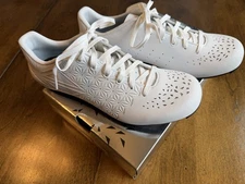 New Supacaz Suave Road Cycling Shoes 3 Bolt EU 43 US 9.6 White 3-Bolt