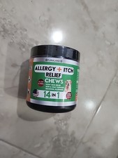 Dog Allergy Relief Chews - Dog Itch Relief - Omega 3 Fish Oil  Probiotics - Itc