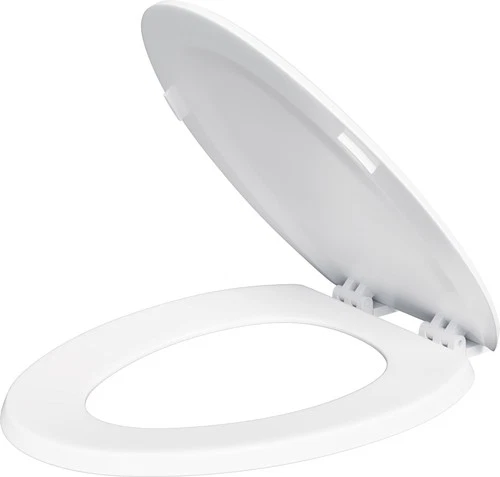 PROFLO PFTSHEC2000 White Elongated Closed Front Toilet Seat & Lid - Picture 8 of 8