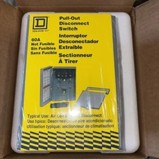 Square D SCHNEIDER ELECTRIC UFP222R / 60 Amp A/C Pull-Out Disconnect Switch