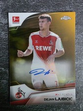 2023 Topps Chrome Bundesliga Gold Refractor Auto - Dejan Ljubicic - 37/50