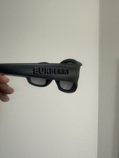 Burberry Sunglasses Black Plastic Frame Gray ...